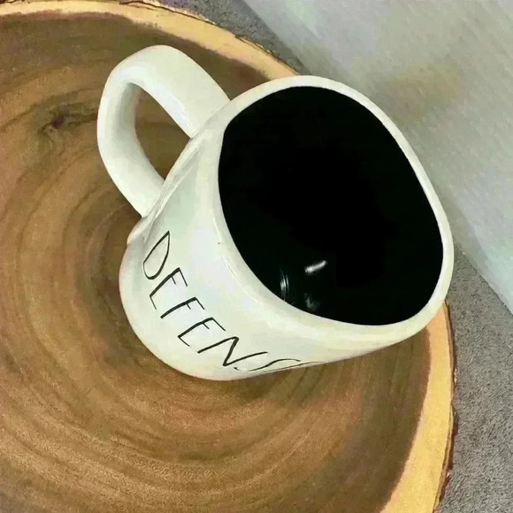 Rae Dunn Offense Defense Collectible Ceramic Mug Coffee Tea Cup - Picture 4 of 7